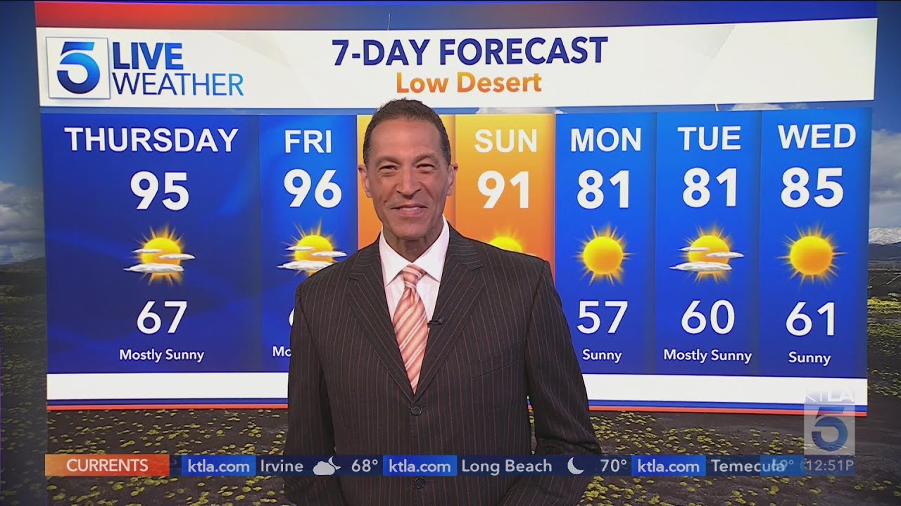 Warm, sunny conditions continue in Southern California