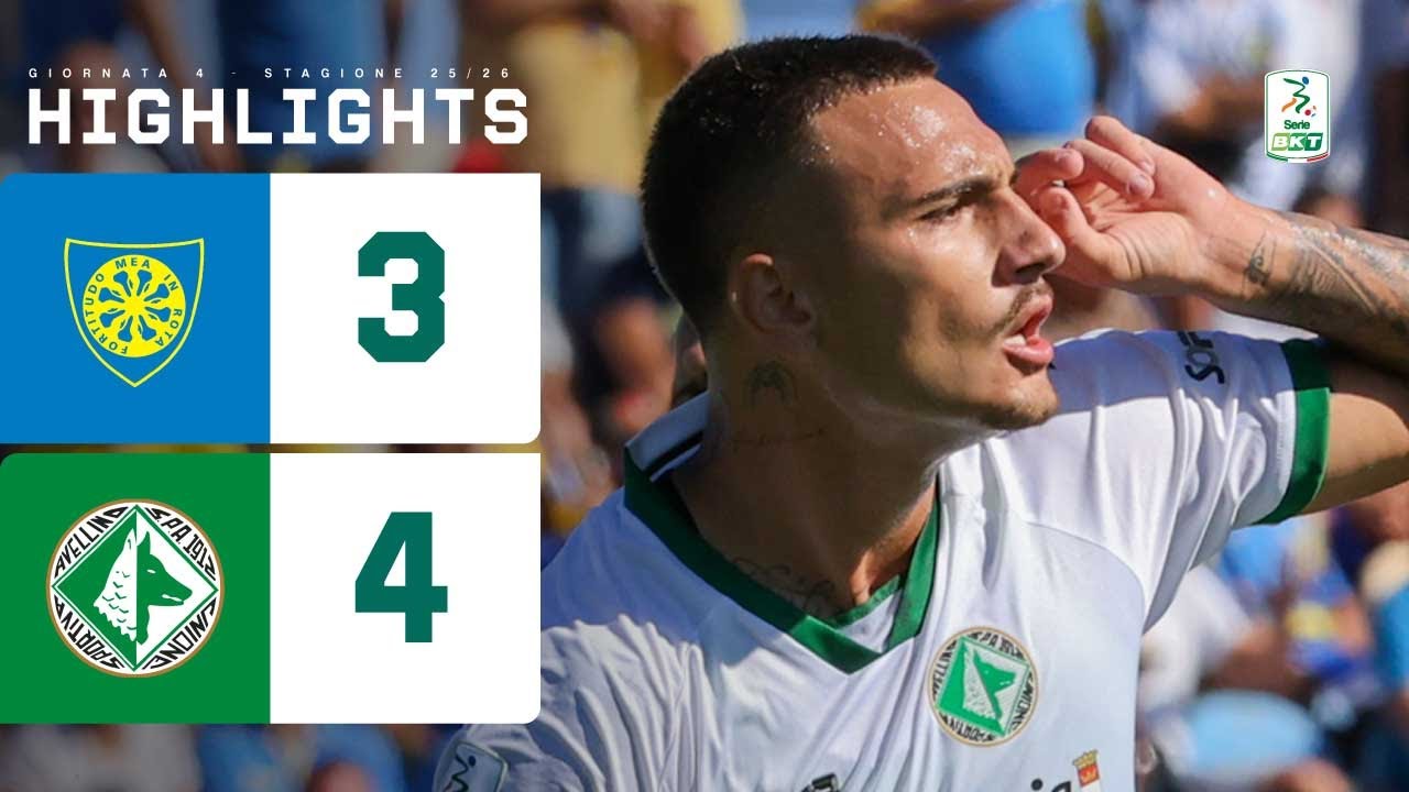 Carrarese-Avellino 3-4| PARTITA FOLLE tra espulsioni e tanti goal | HIGHLIGHTS Serie BKT