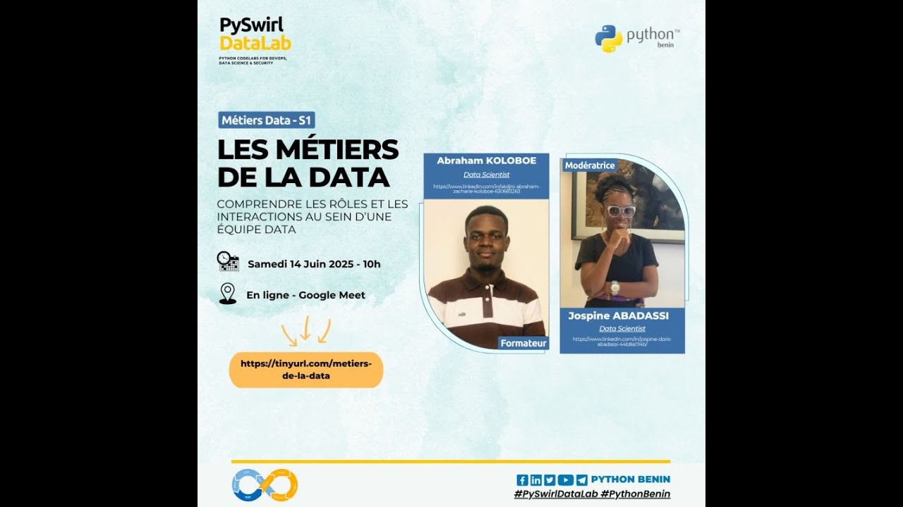 [PySwirl-DataLab] Les métiers de la Data: Comprendre rôles et interactions au sein d'une équipe data