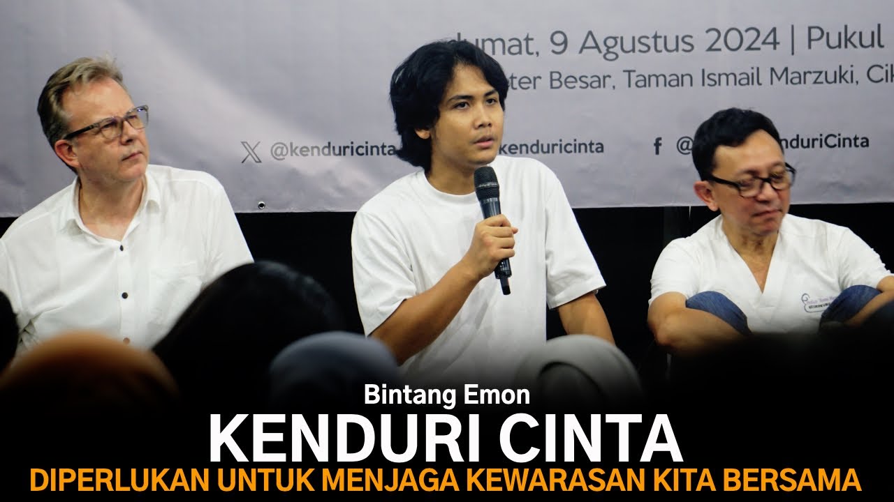 Bintang Emon: Kenduri Cinta Diperlukan Untuk Menjaga Kewarasan Kita Bersama
