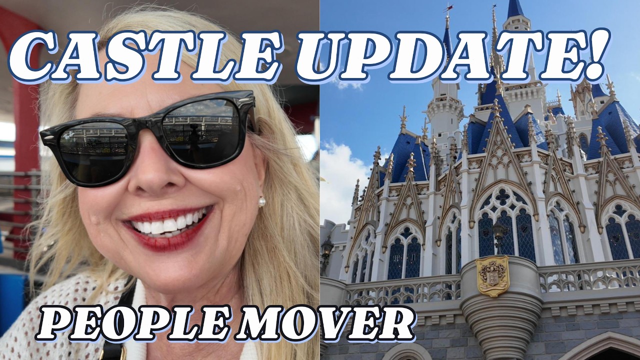 Magic Kingdom Updates 2026 | Cinderella Castle Painting & PeopleMover 🏰 Disney Vlog