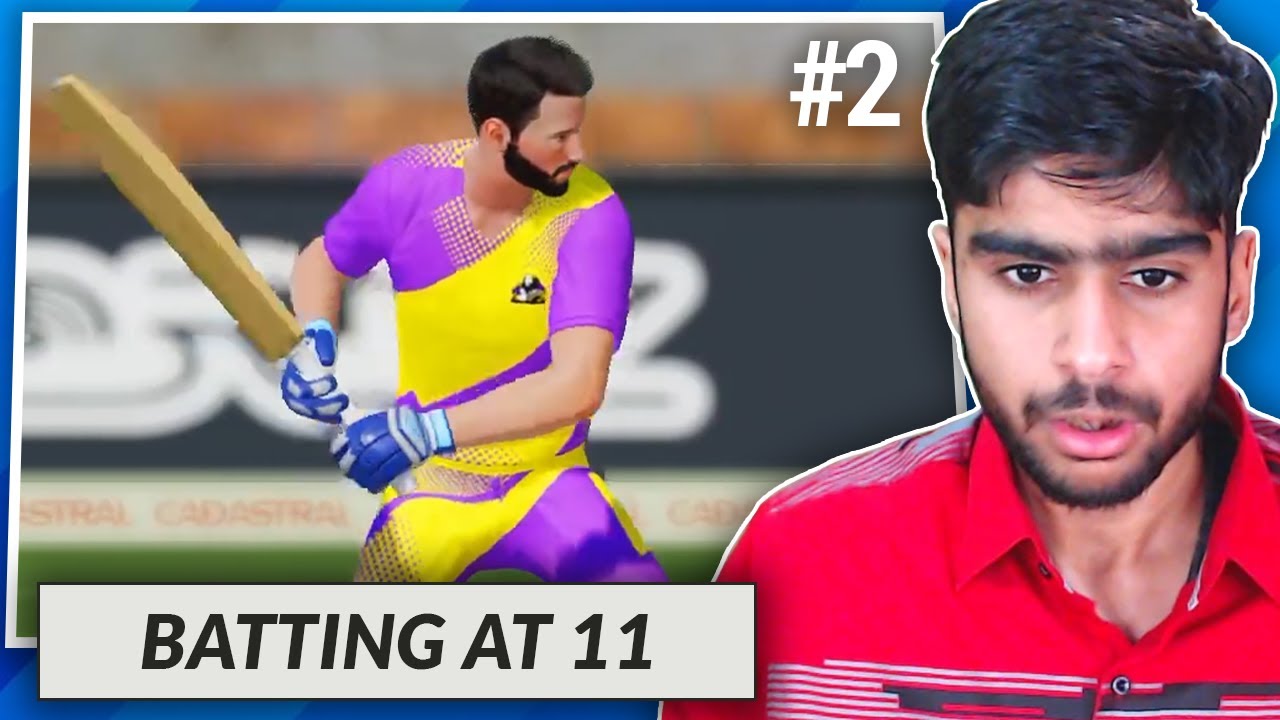 Sabse last mein Batting! CRICKET 22 CAREER MODE #2