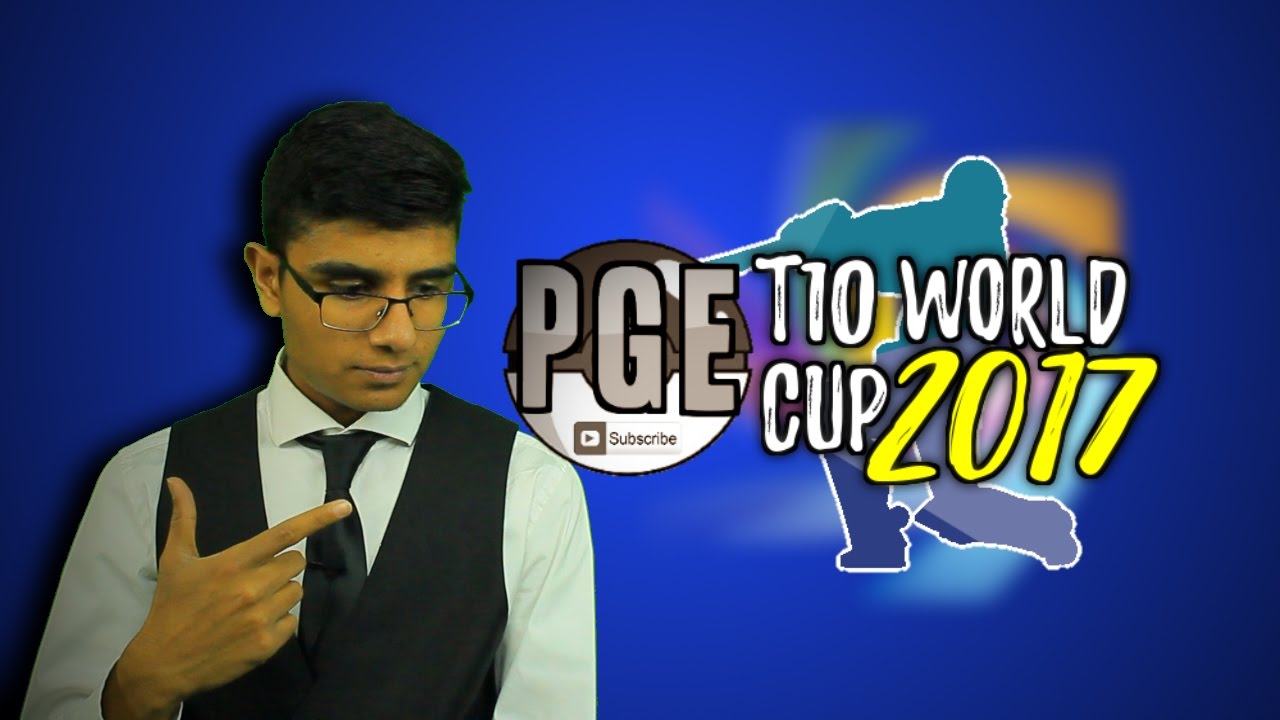 PGE T10 WORLD CUP 2017 - OFFICIAL ANNOUNCEMENT