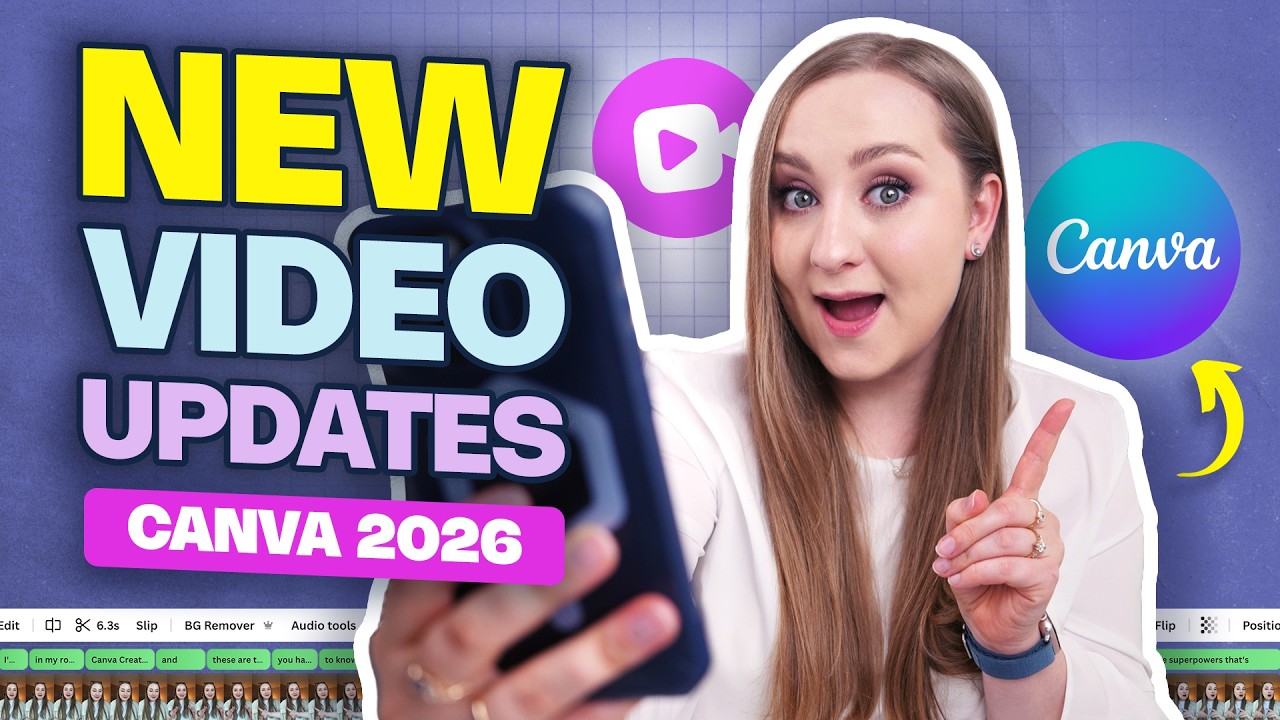 Новые функции видеоредактора Canva! [Обновления Canva Create 2026]
