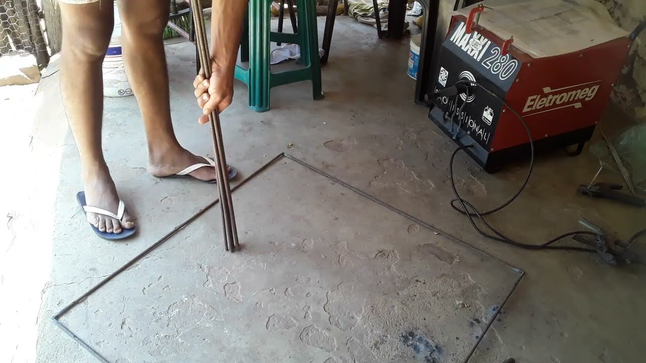 #COMO FAZER @PORTÃO DE FERRO DE #CONSTRUÇÃO.