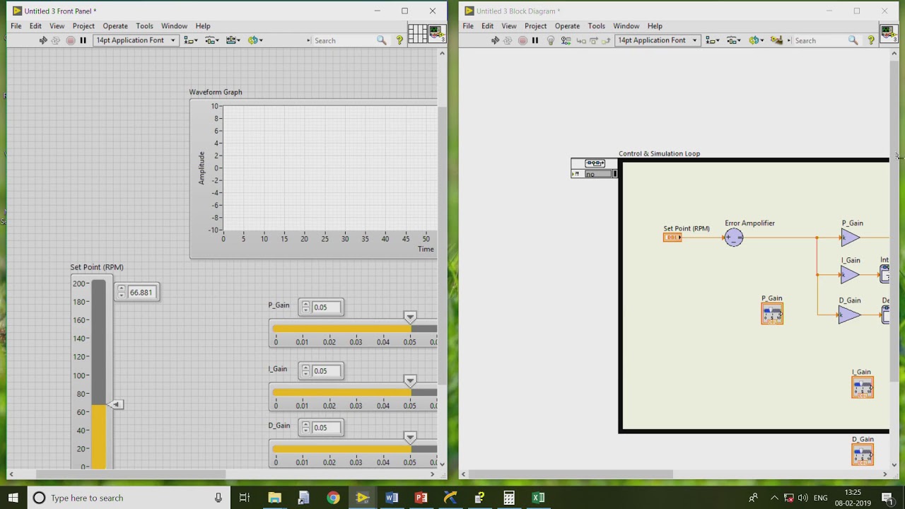 Design of Speed Control of a DC Motor using DAQ: Part 2