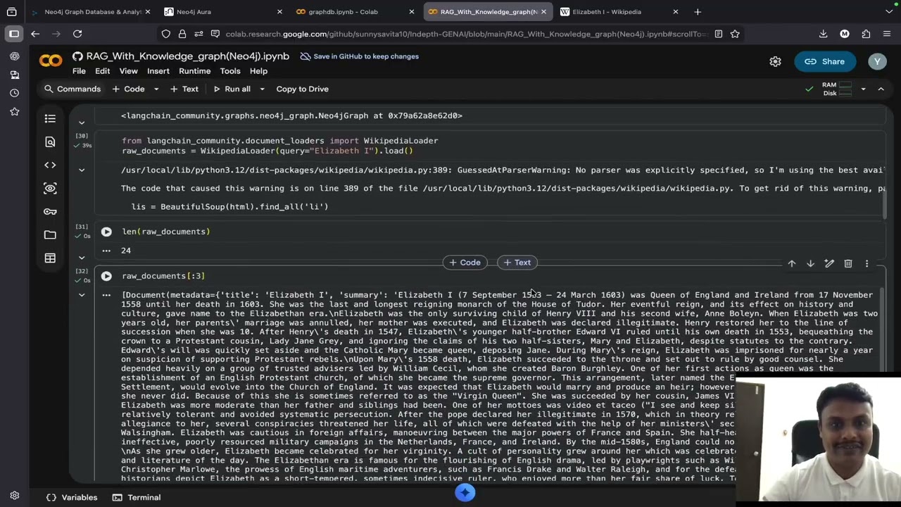 neo4j  langchain graphdb tutorial for beginners #neo4j #graphdb #knowledgegraph