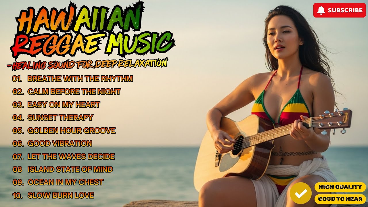 🌴 Tropical Chill Reggae – Hawaiian Ocean Vibes for Summer Peace & Relaxation ☀️