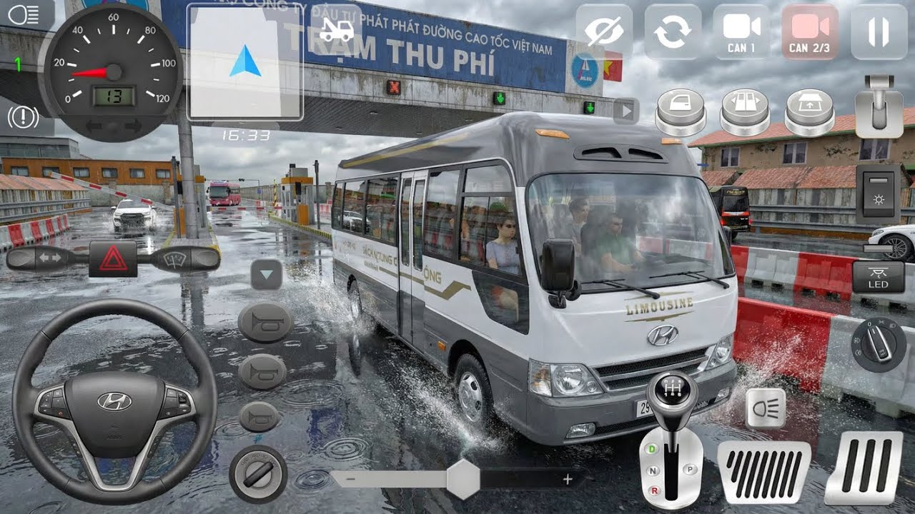 Minibus Simulator Vietnam #27 | Trip by Hyundai County From Nông thôn Part 3