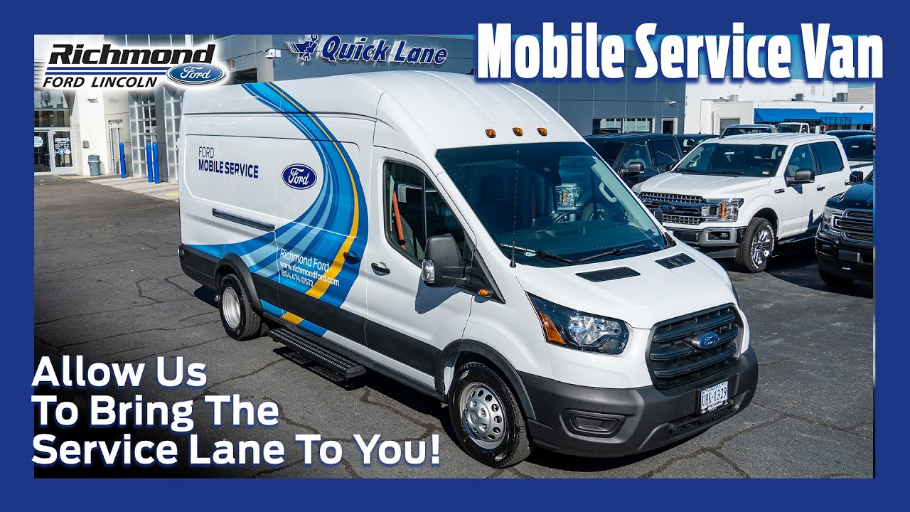 Introducing Richmond Ford's Mobile Service Van