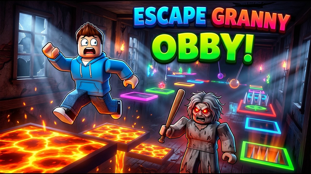I NEED TO ESCAPE FROM GRUMPY GRAN IN ROBLOX!