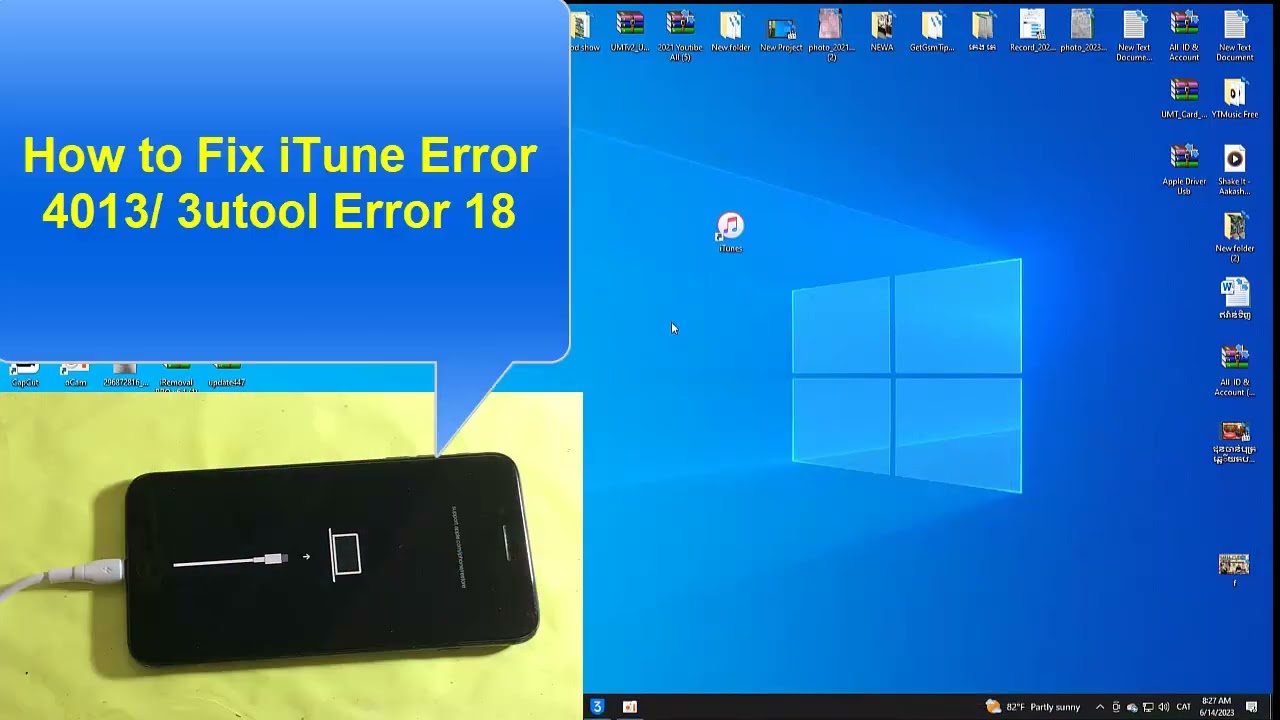 How to Fix iTune Error 4013/ 3utool Error 18 ,  iPhone 7plis ios 15.7.6