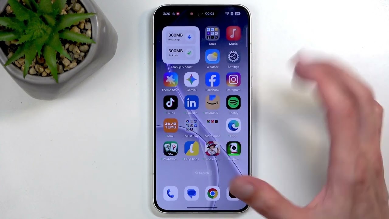 Wie nehme ich den Bildschirm auf dem OPPO Reno15 auf?