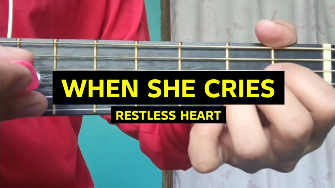 When She Cries - Restless Heart | Guitar Tutorial For Beginners 