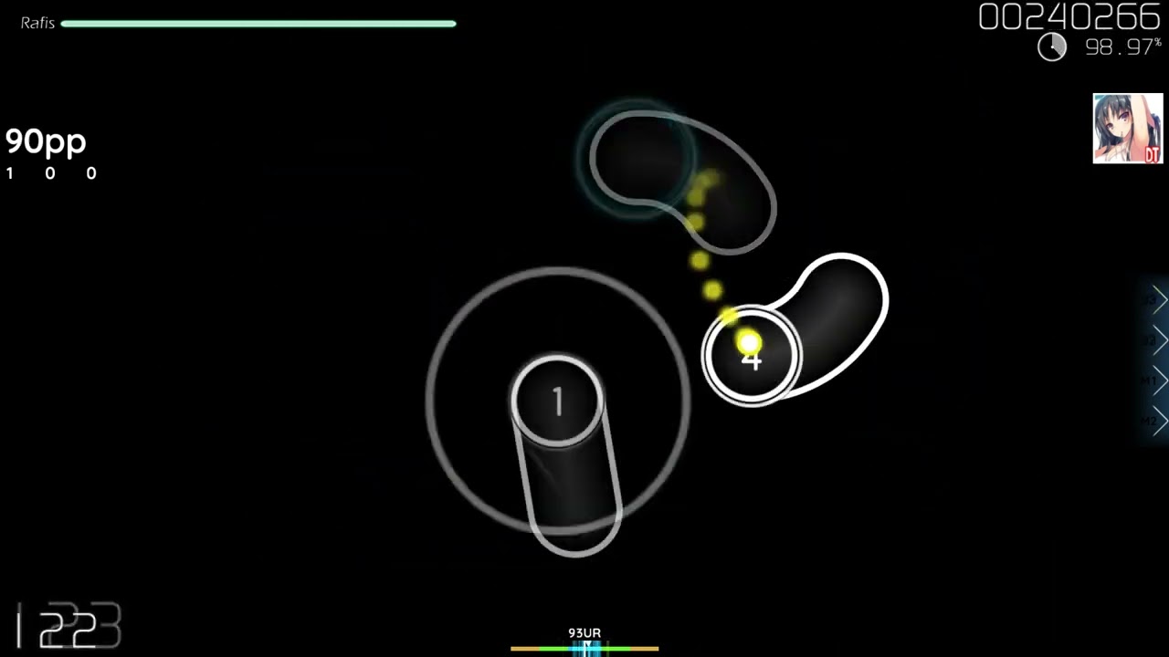 new top play 447pp (500pp choke) say goodbye nightcore ver. +DT
