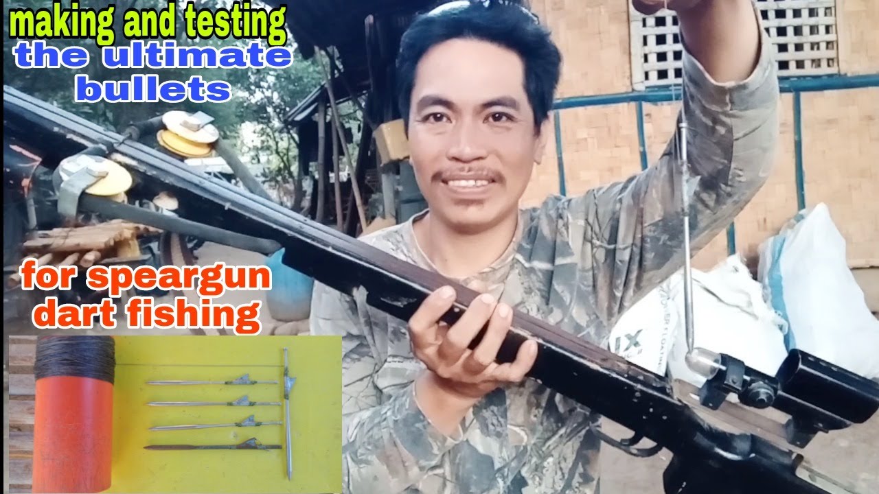how to make bullets for speargun fishing dart/ SPEARGUN TIKSAY/spearfishing/BUHAY PROBINSYA