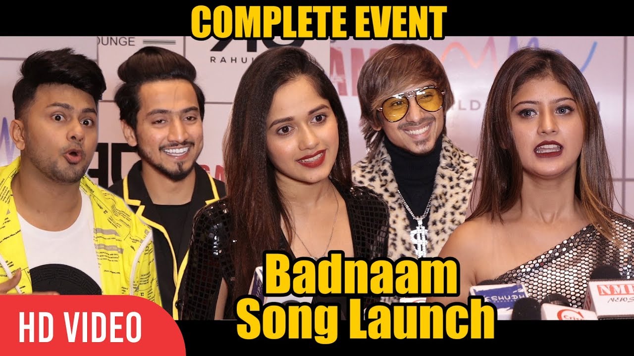 Badnaam Song Launch | COMPLETE EVENT | Adnan Shaikh, Faisu,  Jannat Zubair, Arishfa Khan, Team 07