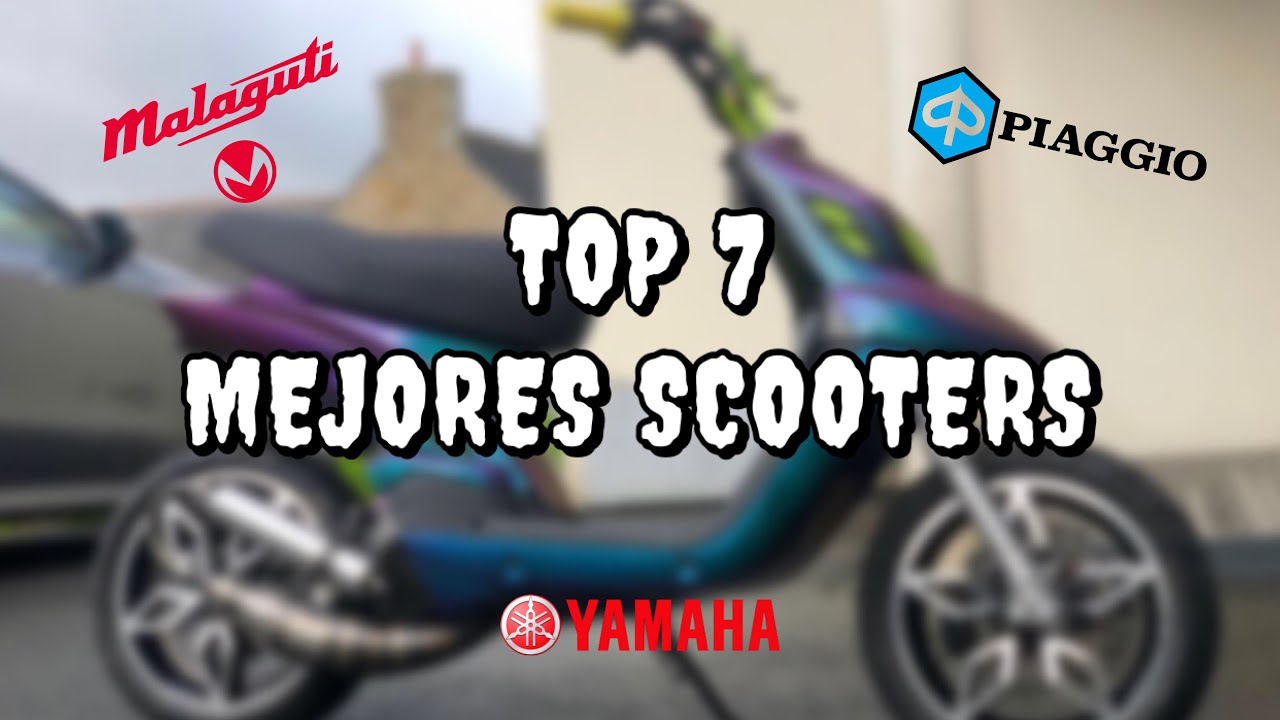 ¡TOP 7 MEJORES SCOOTERS DE 50CC!