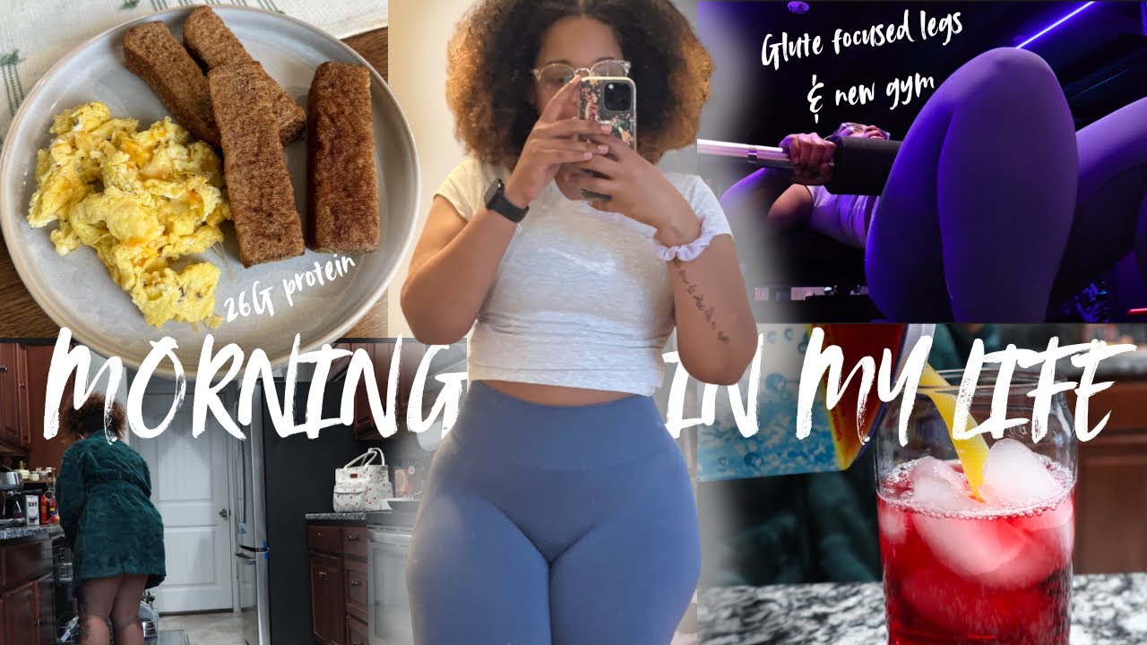 VLOG | DEVELOPING A CONSISTENT MORNING ROUTINE | gym sesh, high-protein breakfast, skin care, more+