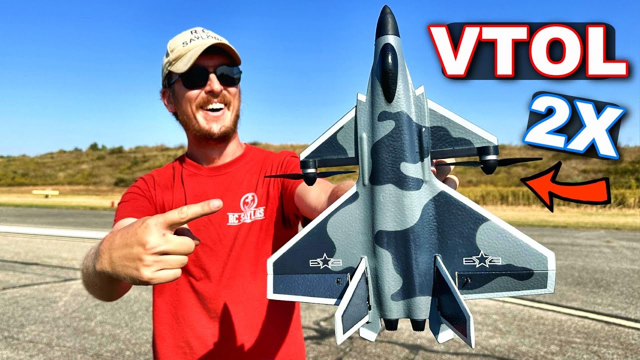 Coolest VTOL You Didn't Know EXISTED!!! - J-20 FIGHTER JET with BRUSHLESS TWIN MOTORS