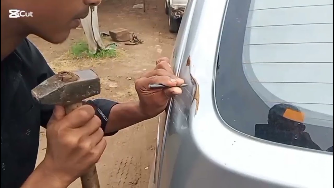 Dry denting Toyota Corolla gli + Suzuki Alto VXL denting back side repairing janiye is me