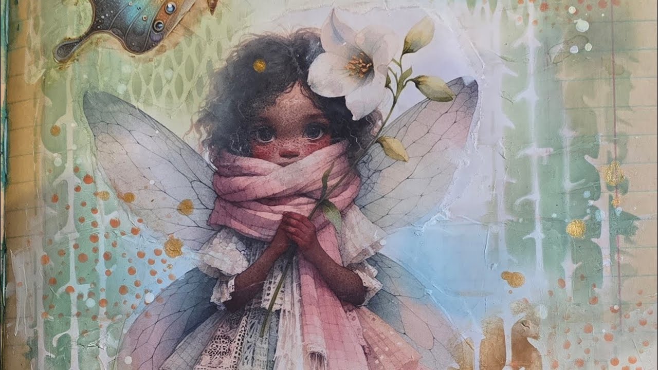 How to blend in a image with a different background than your journal
