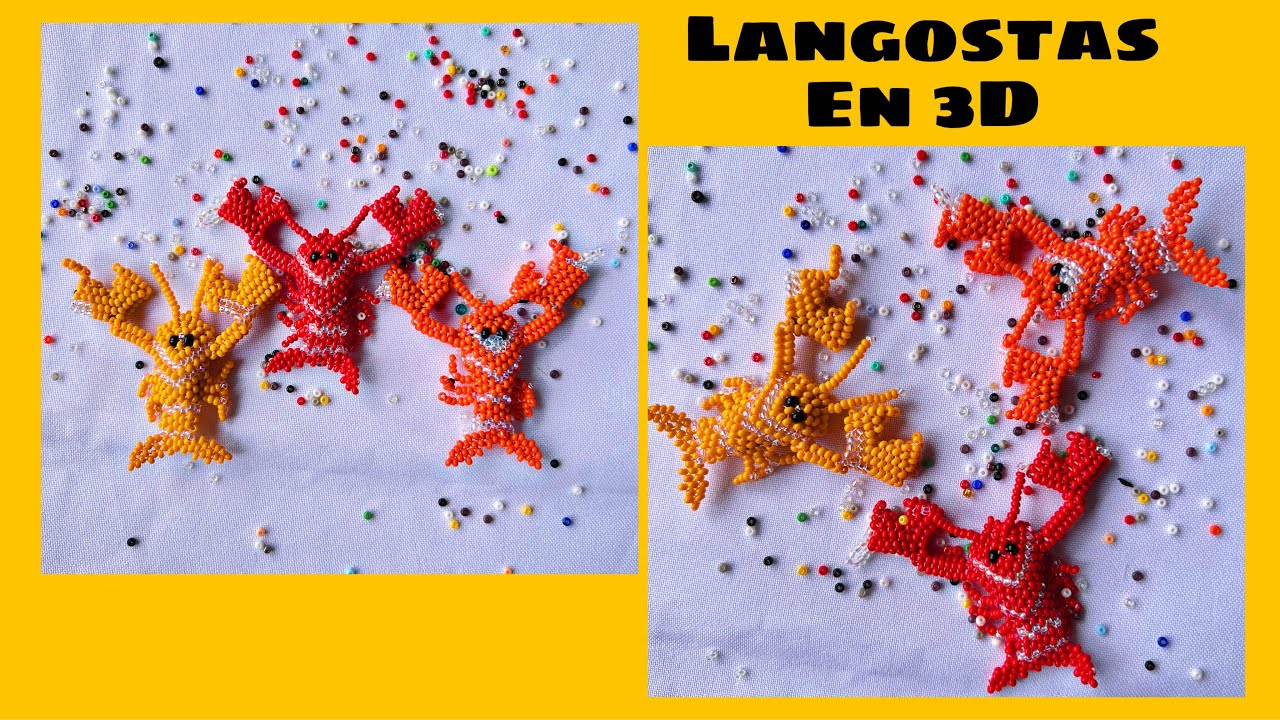 Langosta 3D en Mostacilla ¡Una Obra de Arte en Miniatura!
