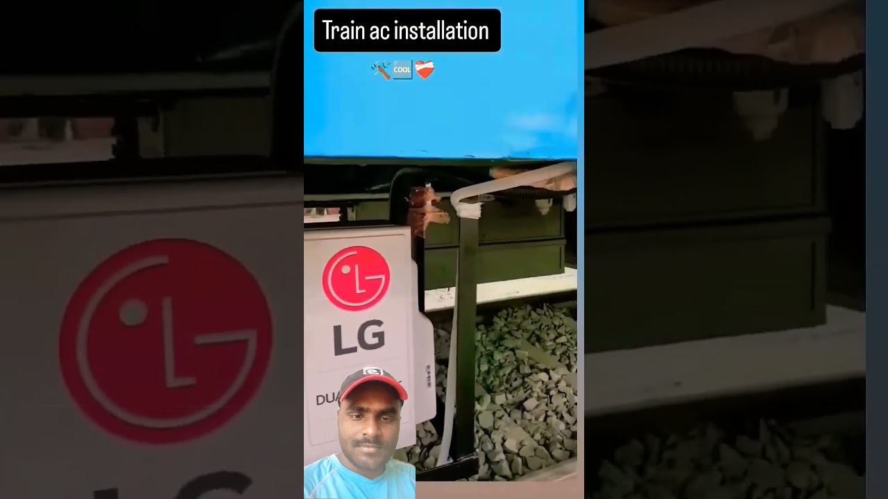 New AC installation | train AC new installation | split AC installation | gas charge