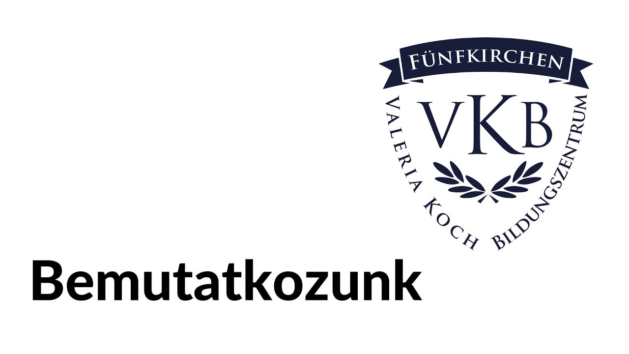 A Koch Valéria Iskolaközpont bemutatkozik