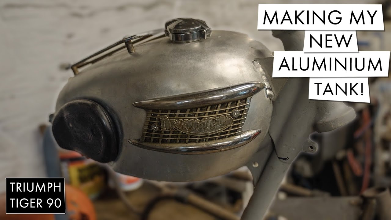 Making My New Aluminium Tank! | Triumph Tiger 90 Restoration | Episode 3