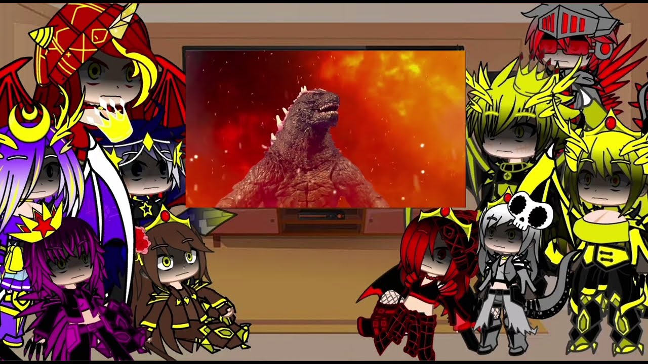 Kaijus react to Evolved Godzilla vs Sinister Shin Godzilla part 4