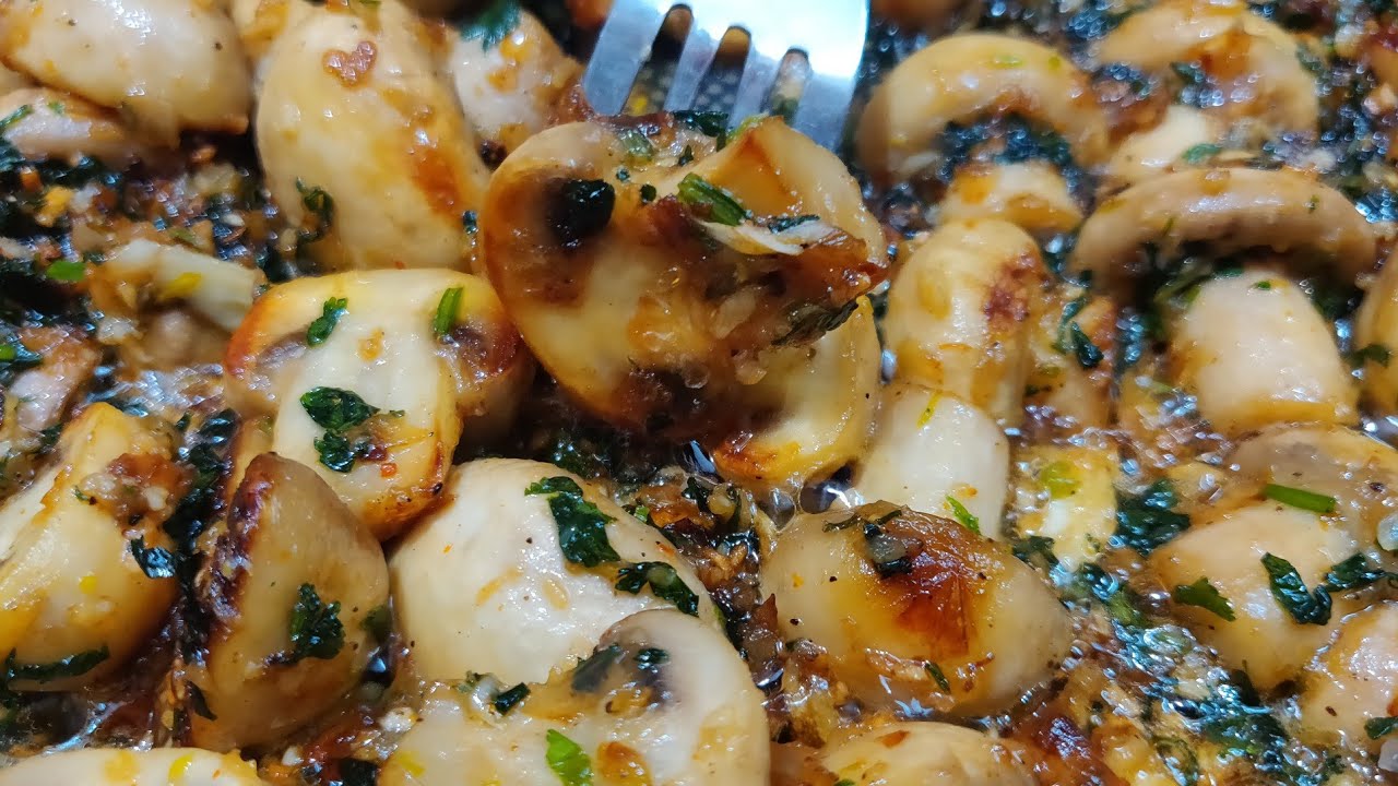 Garlic Mushrooms | quick Starter Recipe | Tasty Easy Mushroom Garlic |