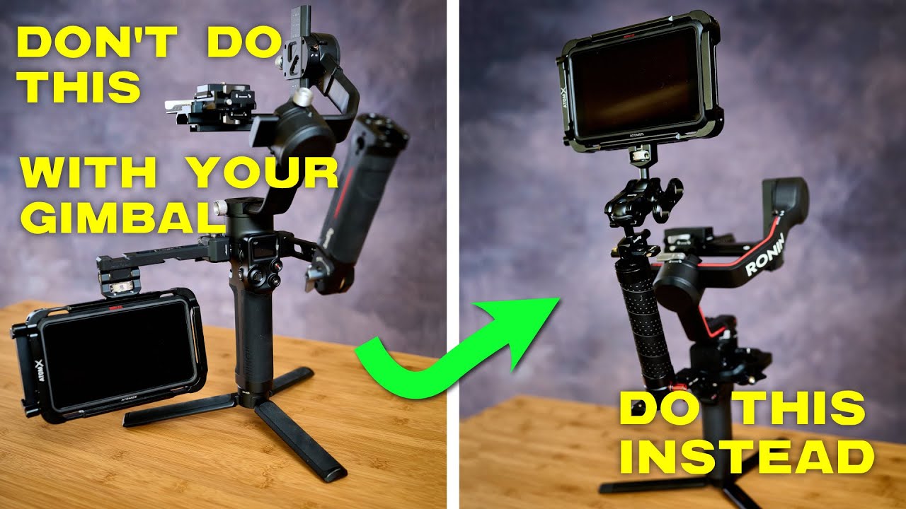 Don't do this with the Ninja V and DJI RS3,  do this instead
