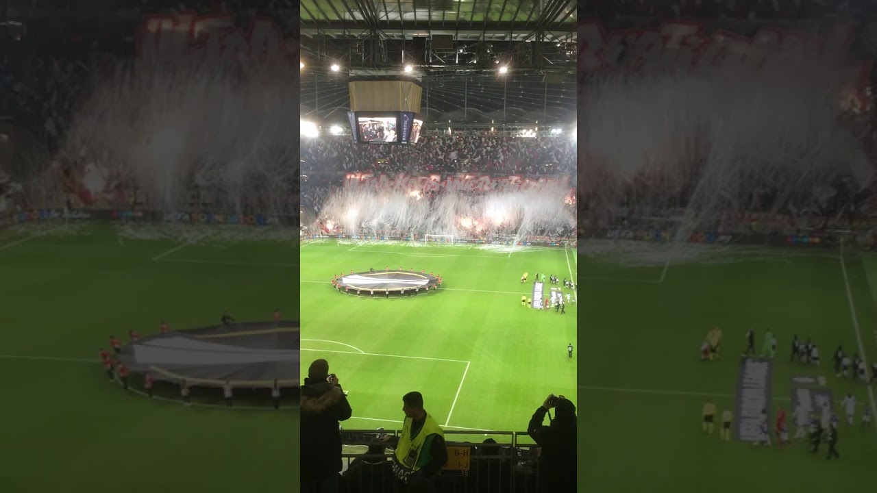 Eintracht Frankfurt vs Marseille 29.11.2018 choreo - Stadion - Commerzbank Arena - Forza SGE