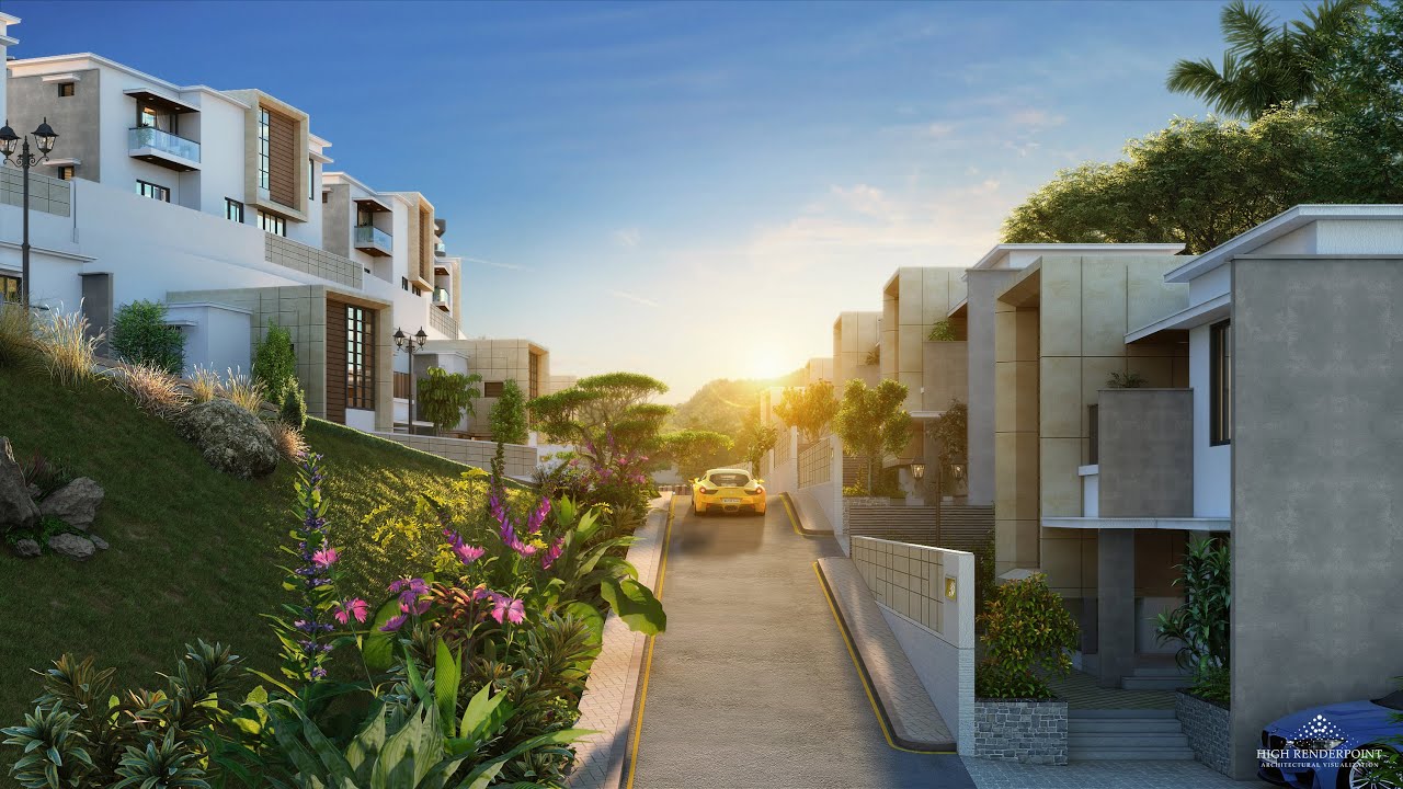 Nature Villas - 3D Architectural Walkthrough HIGH RENDERPOINT