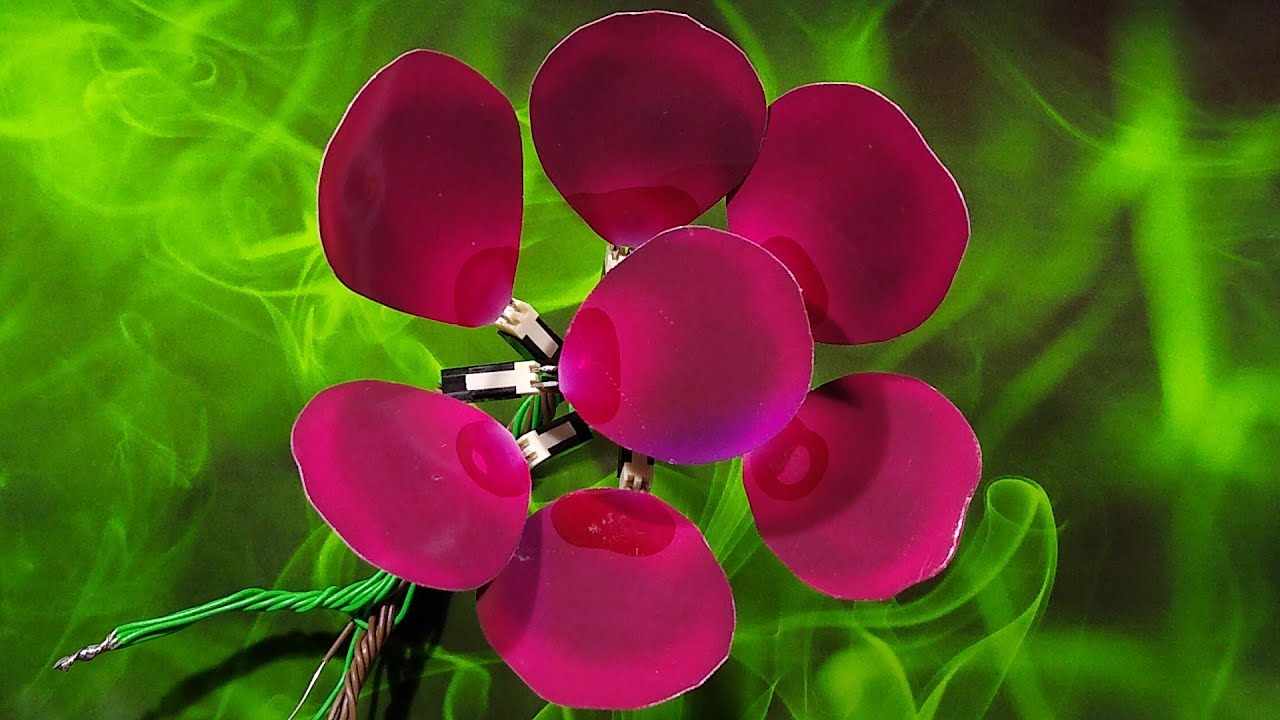 Experimental electronic petal dropping prop