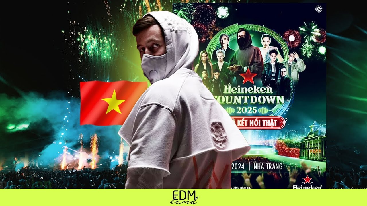 Video hơn 50 phút về Alan Walker Countdown 2025 và chào đón năm mới