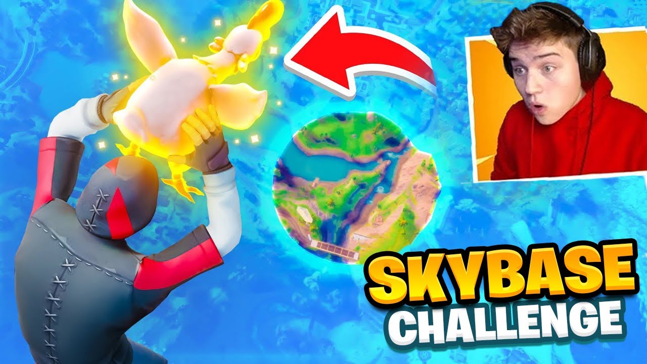 En Zor *SKYBASE* Challenge 3 !! (T&uuml;rk&ccedil;e Fortnite)