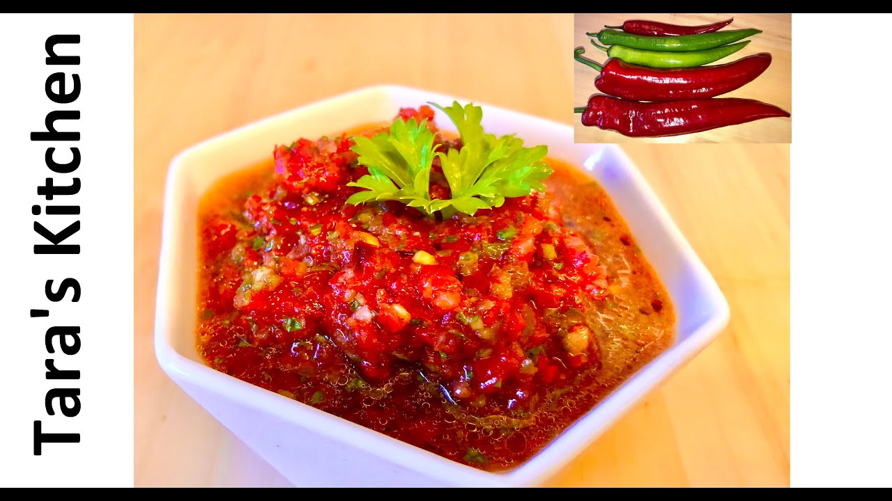 Turkish Tomato and Pepper Sauce Recipe