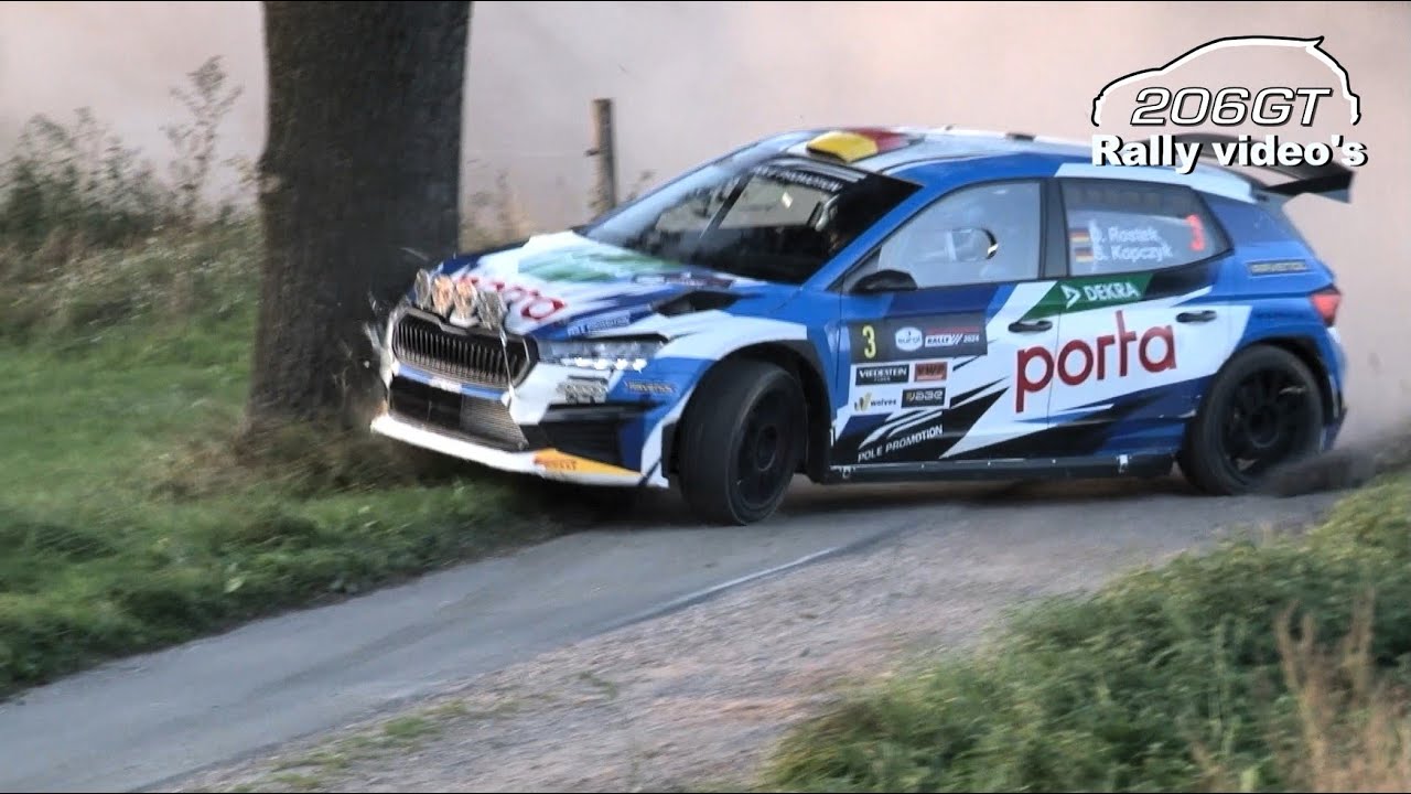 Hellendoorn Rally 2024 Day 1 MISTAKES & ACTION_Best of by 206GT Rally Video's