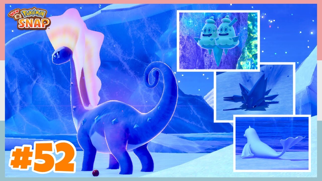 Level 2 Snowfields *Night* | New Pokemon Snap - Part 52 (No Commentary)