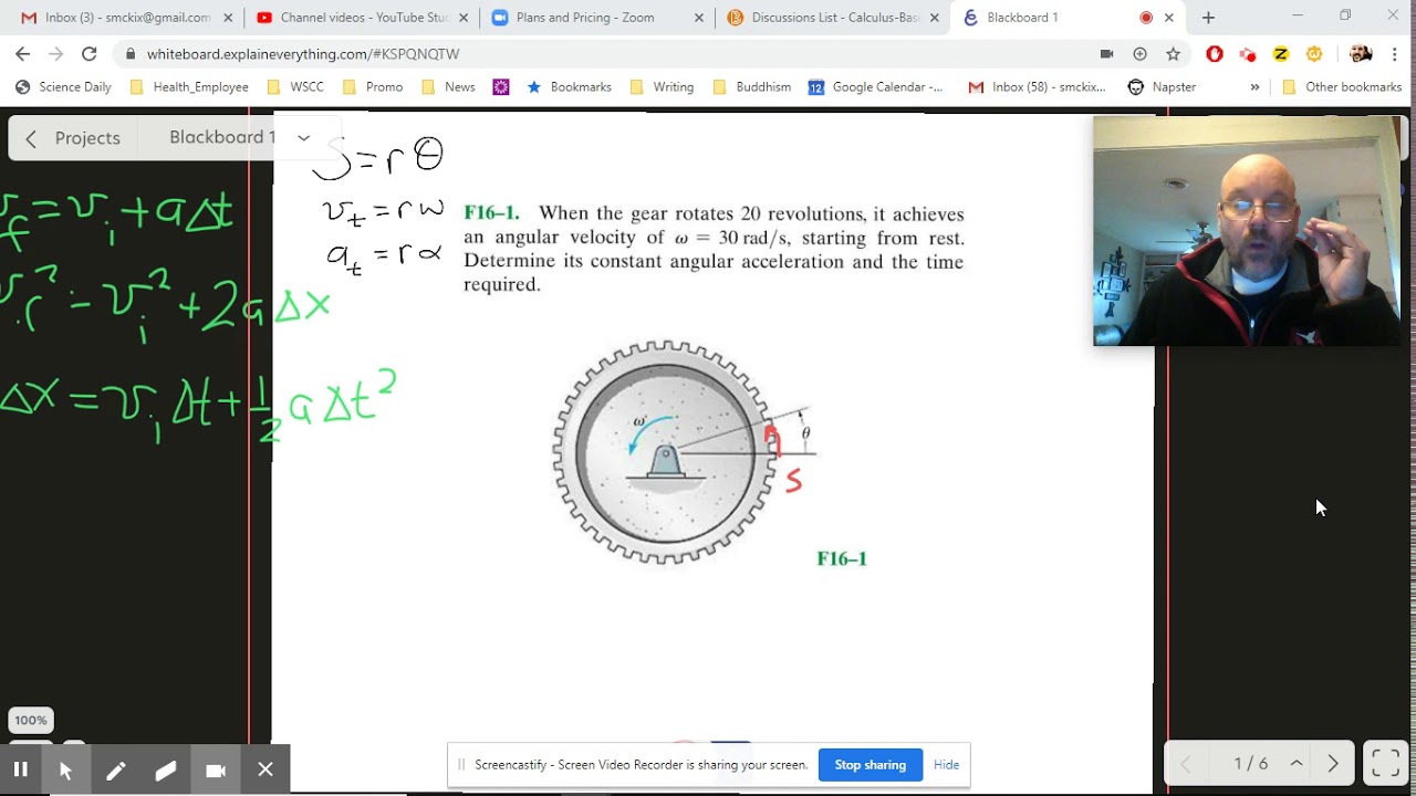 Dynamics: 3B  Intro to Rotational Variables