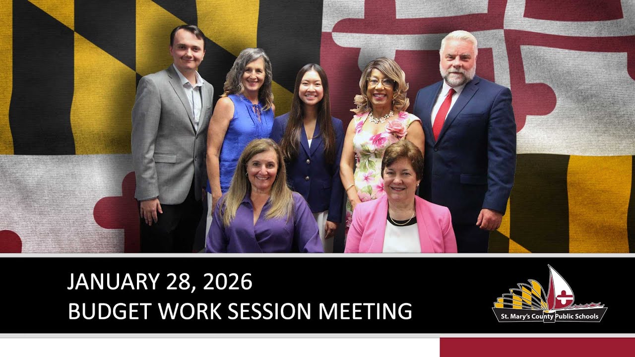 St. Mary's County Public Schools Board of Education Budget Work Session - 01/28/26
