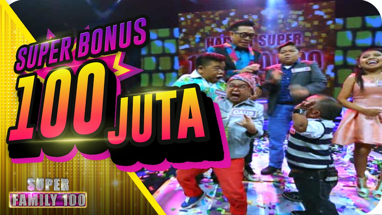 WOW! Amazing! The Minis Berhasil Membobol Super Bonus 100 Juta!!! - Super Family 100