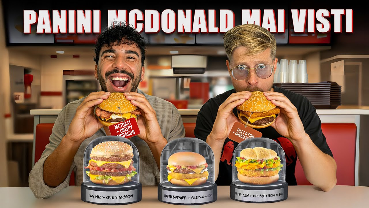 PROVIAMO A MISCHIARE TUTTI I PANINI ESISTENTI DEL MC DONALD - CREIAMO DEI PANINI MAI VISTI PRIMA!
