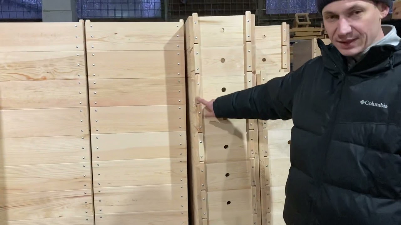 Краткий обзор, кондуктора для рамок и корпусов, корпуса ППУ для 8 рамочных рогатых ульев.