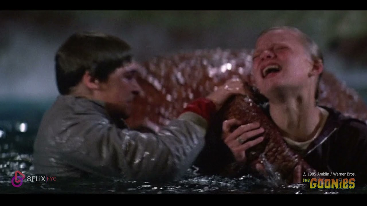 A giant octopus? No, you're not seeing things. This scene was cut from THE GOONIES (1985)