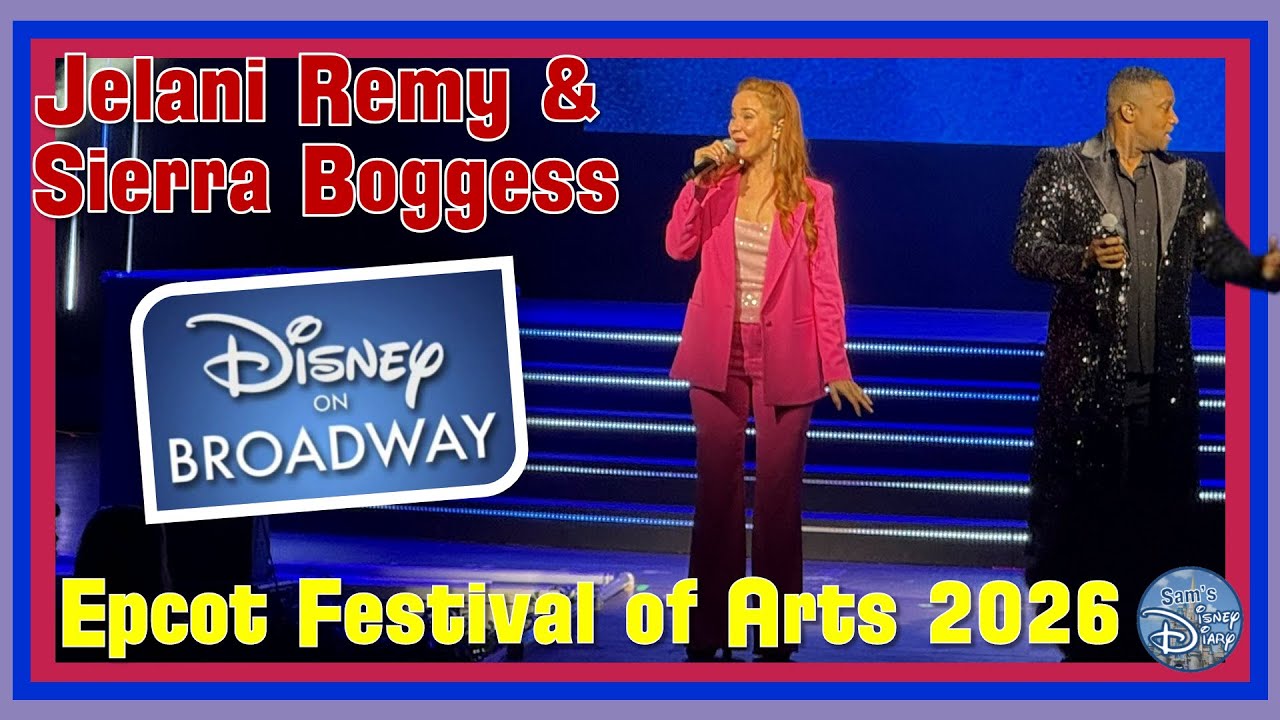 Disney on Broadway at EPCOT: Sierra Boggess & Jelani Remy Live | Festival of the Arts