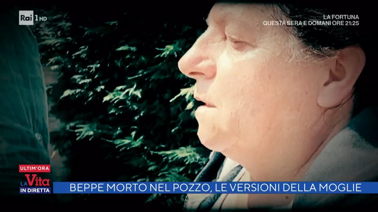 Giuseppe Pedrazzini morto nel pozzo, la moglie dai carabinieri? - La vita in diretta 30/05/2022