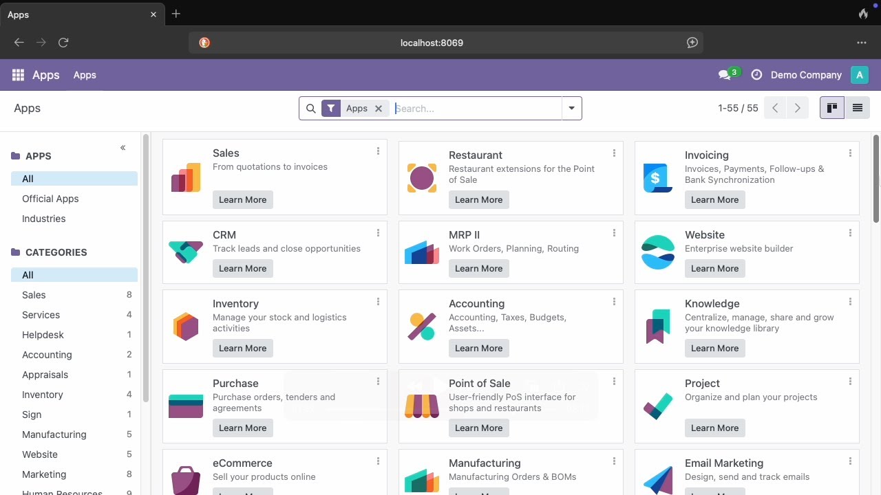 Build and Run odoo ERP 18 Open Source from Source on MacOS